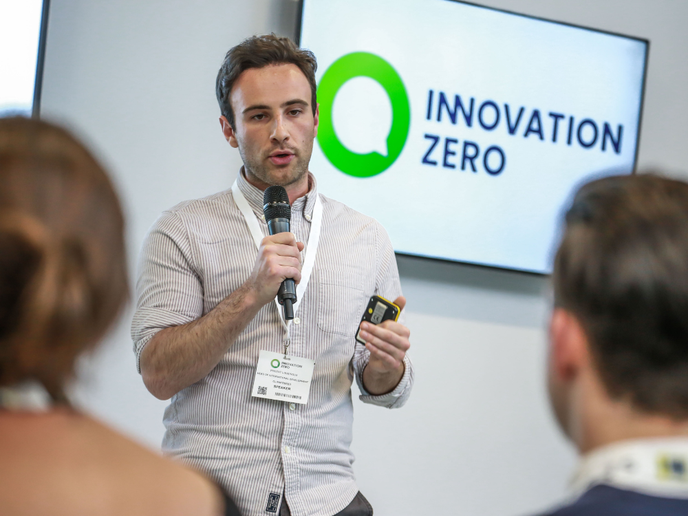 Climateseed speaking at Innovation Zero